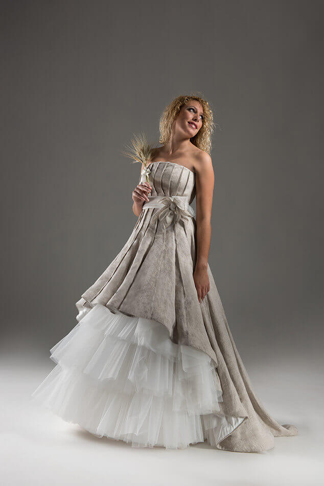 ABITO DA SPOSA IN LINO