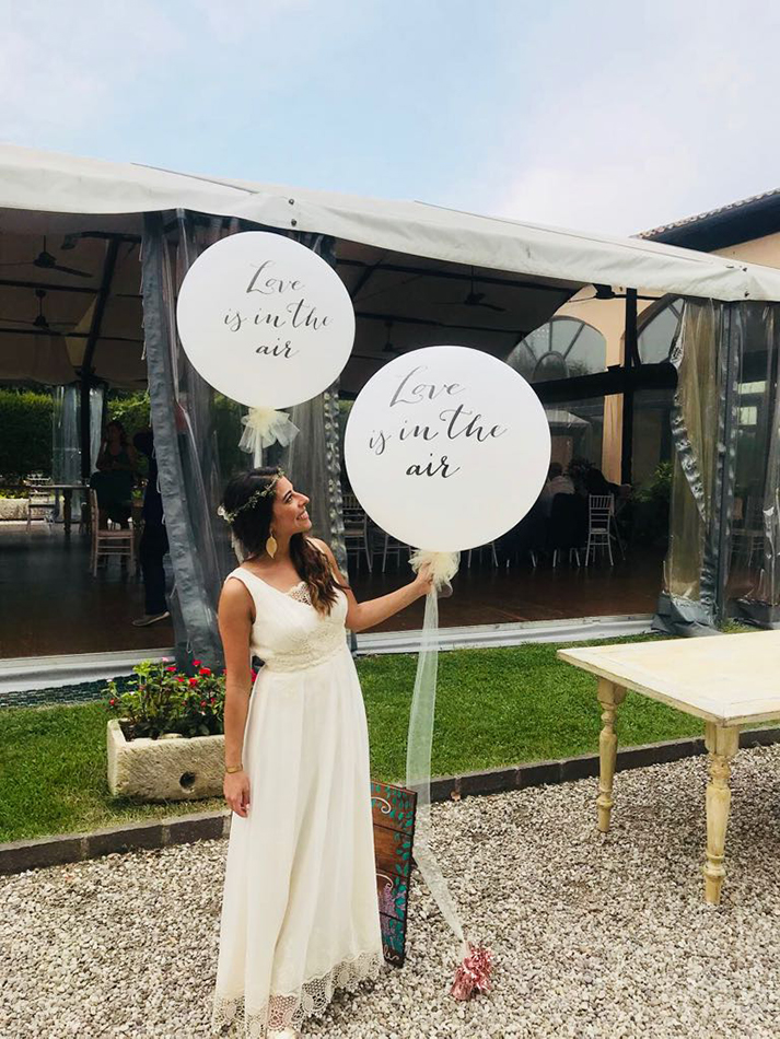 abito da sposa bohemien Arianna