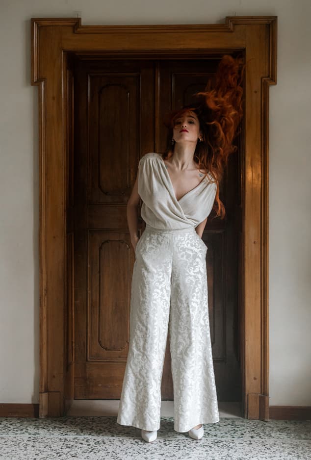 abito da sposa pantalone