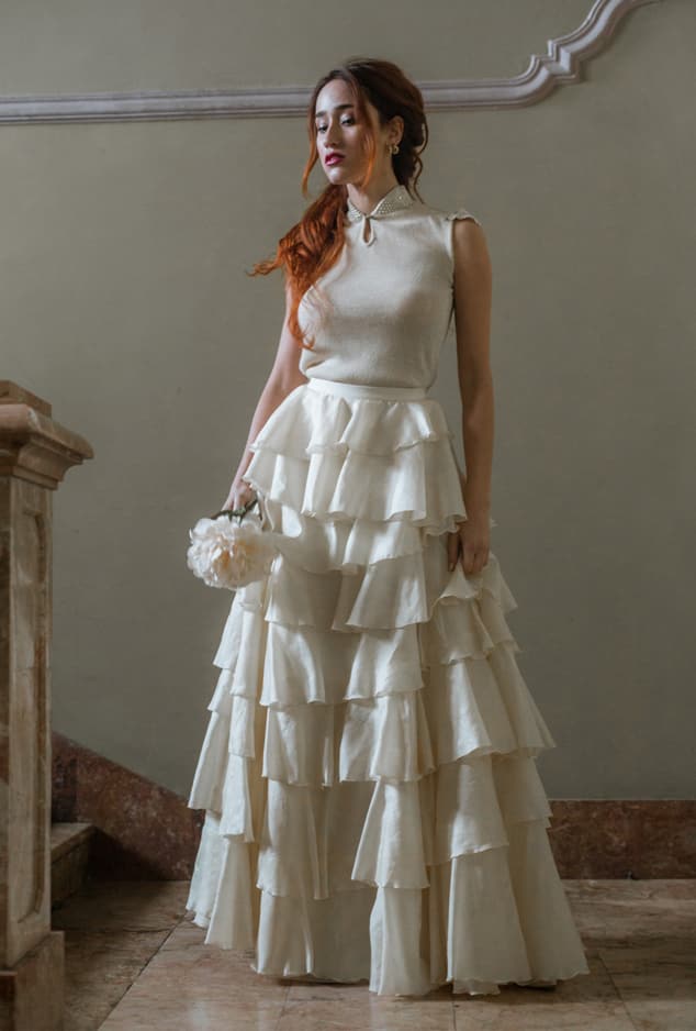 abito da sposa sartoriale