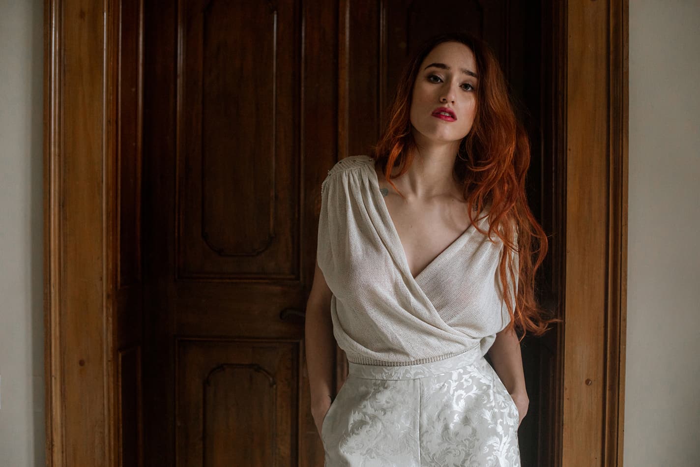 Circe completo da sposa col pantalone