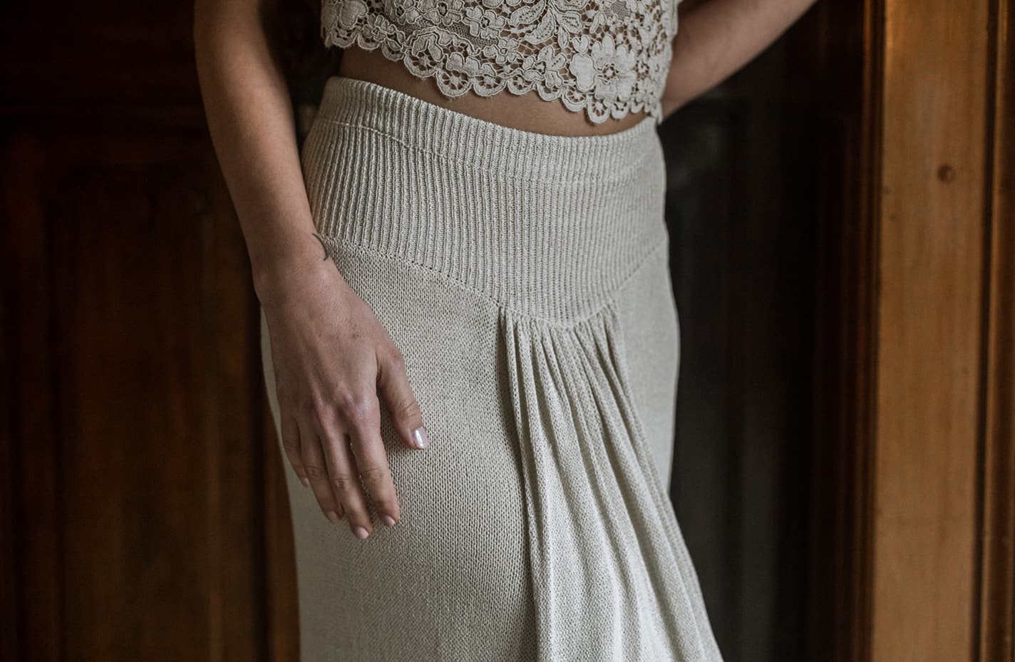 demettia abito elegante da testimone